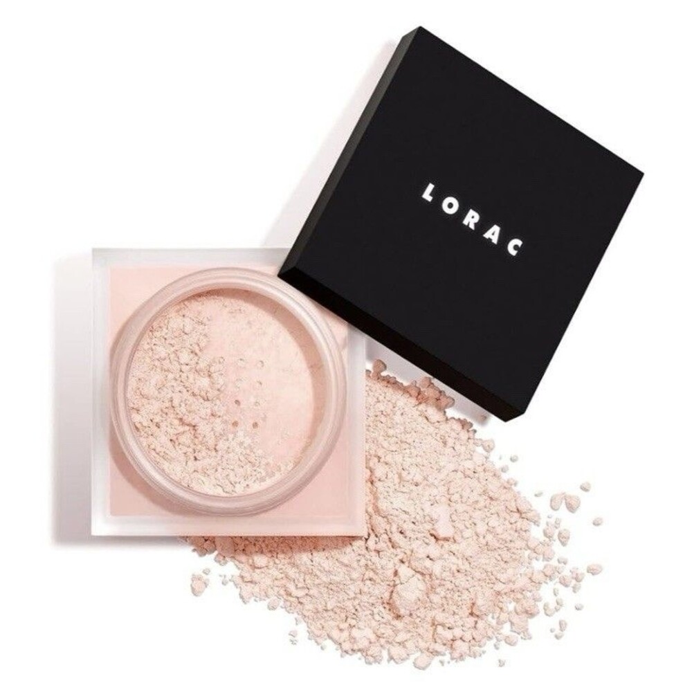LORAC Soft Rose Pink Pro Loose Setting Finishing Powder .83 OZ  Minimize Pores - Picture 6 of 8